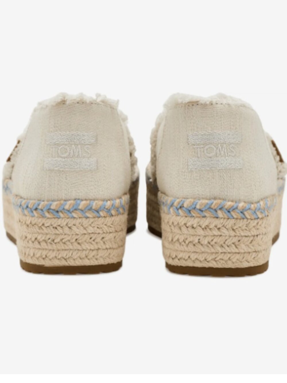 TOMS VALENCIA PLATFORM ESPADRILLE NEW IN BOX - Picture 2 of 5
